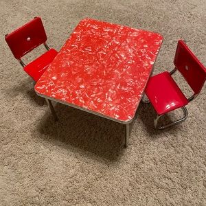 American Girl Doll - Molly’s table and chairs no longer available